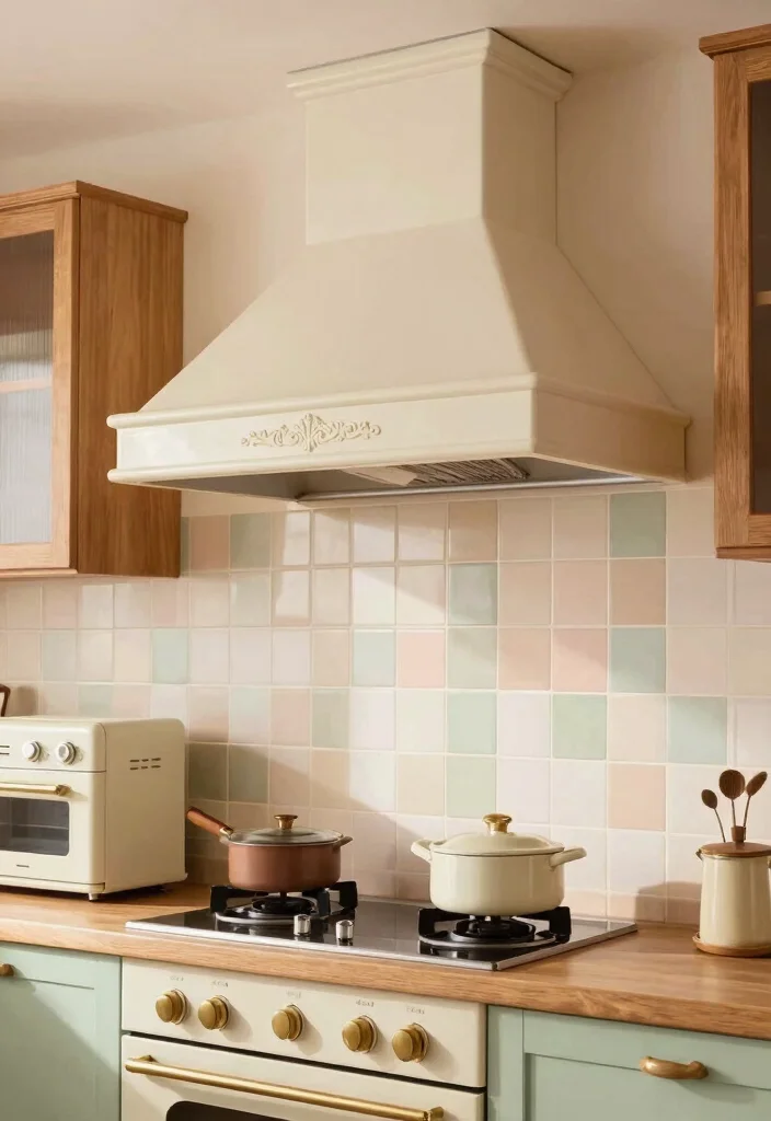 15 Kitchen Hoods Ideas That Become a Focal Point - 3. Vintage-Inspired Charm 1