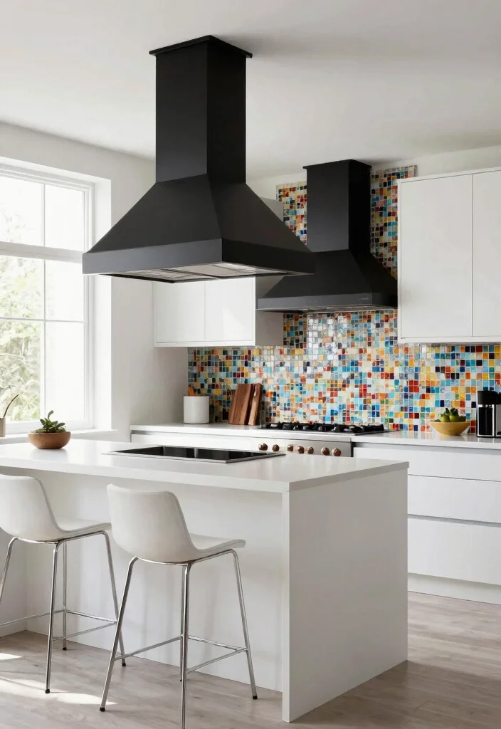 15 Kitchen Hoods Ideas That Become a Focal Point - 4. The Bold Black Statement 1