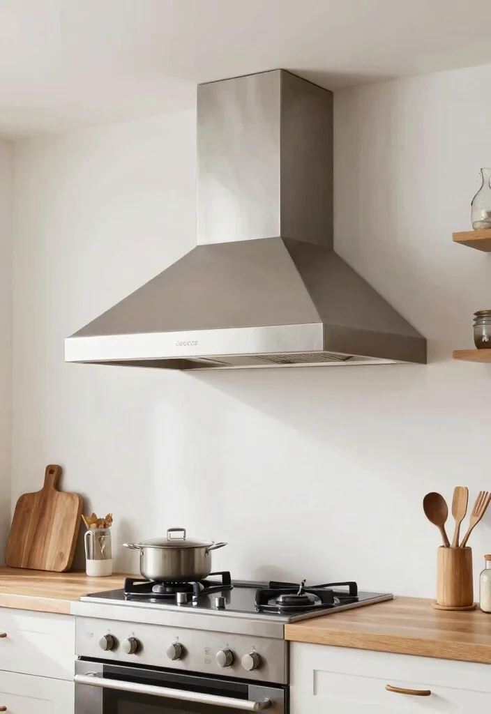 15 Kitchen Hoods Ideas That Become a Focal Point - 9. Unique Shape Hoods 1