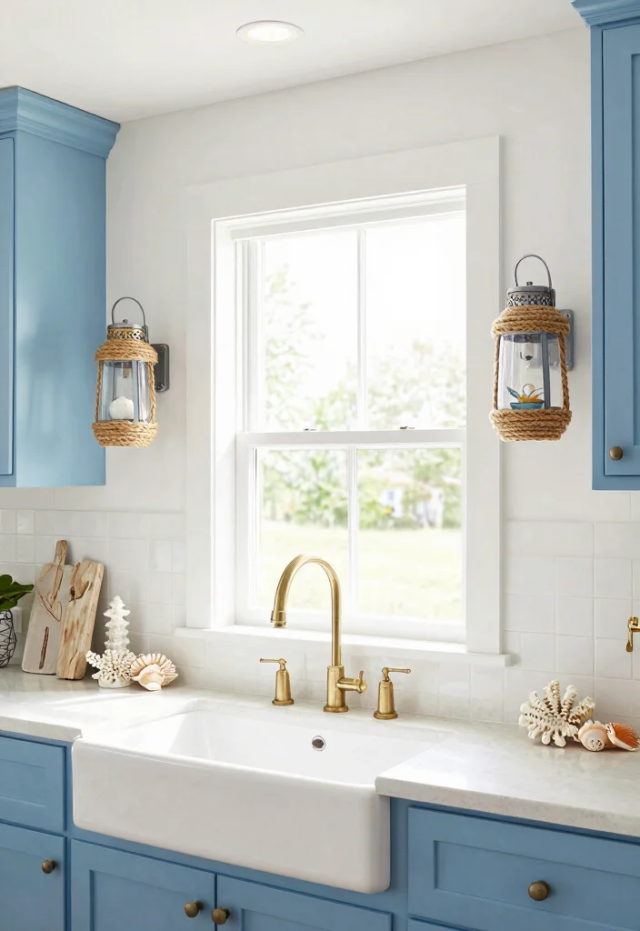 15 Kitchen Sconces Over Sink Ideas With Soft Glow - 5. Nautical-inspired Sconces 1