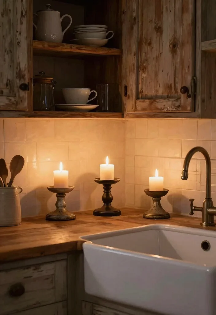 15 Kitchen Sconces Over Sink Ideas With Soft Glow - 9. Farmhouse Style Candle Sconces 1