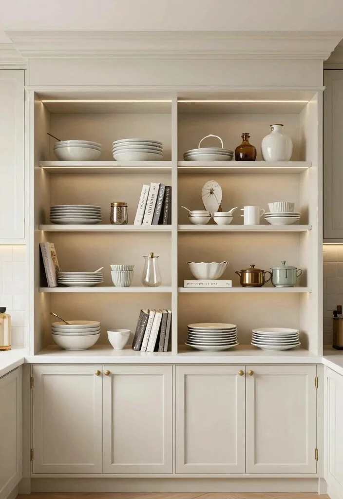 15 Kitchen Wall Rack Ideas With Smart Vertical Storage - 6. Custom Built-In Racks 1