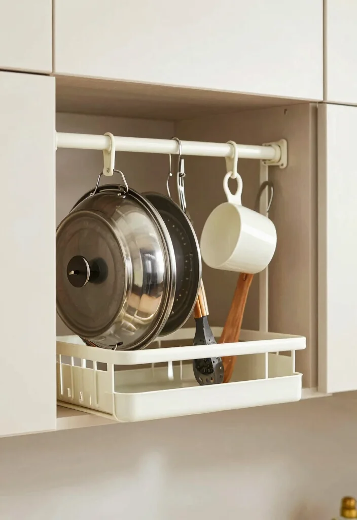 15 Kitchen Wall Rack Ideas With Smart Vertical Storage - 9. Over-the-Door Rack 1