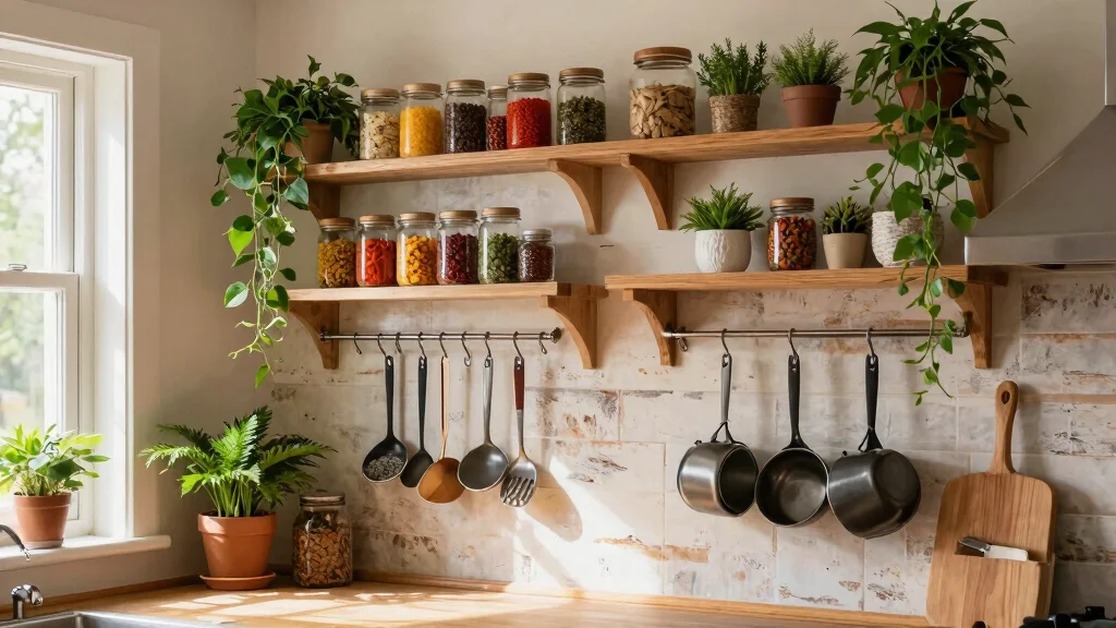 15 Kitchen Wall Rack Ideas With Smart Vertical Storage