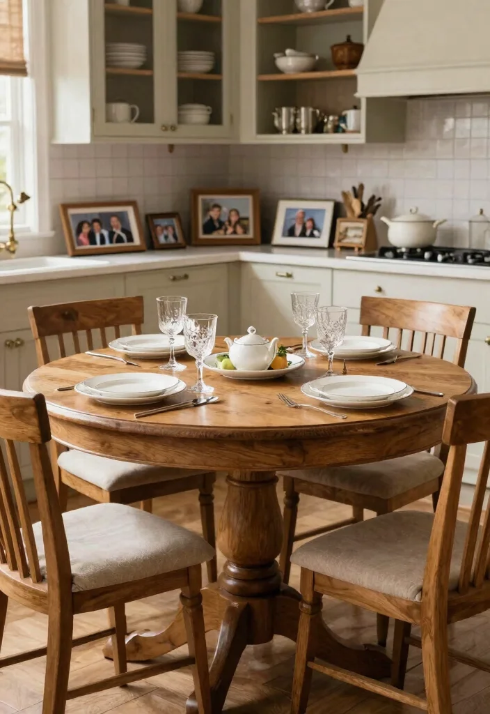 15 Oak Kitchen Table Ideas With Natural Warmth - 12. Traditional Comfort 1