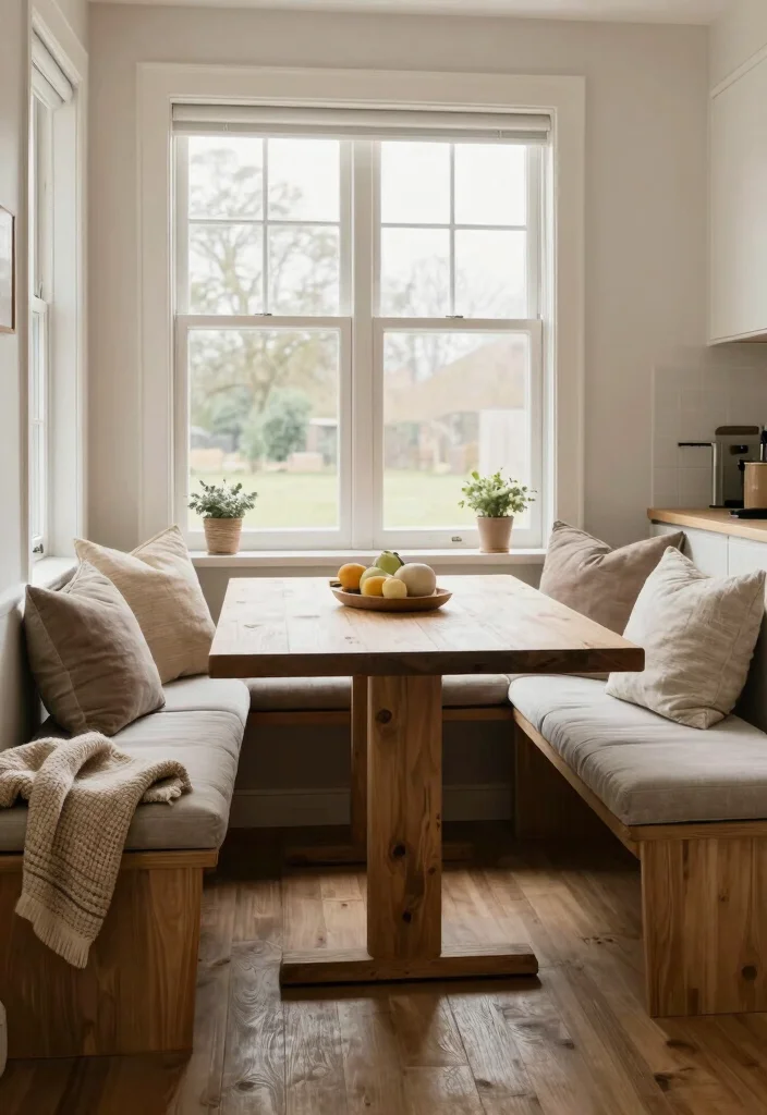 15 Oak Kitchen Table Ideas With Natural Warmth - 7. Cozy Nooks 1