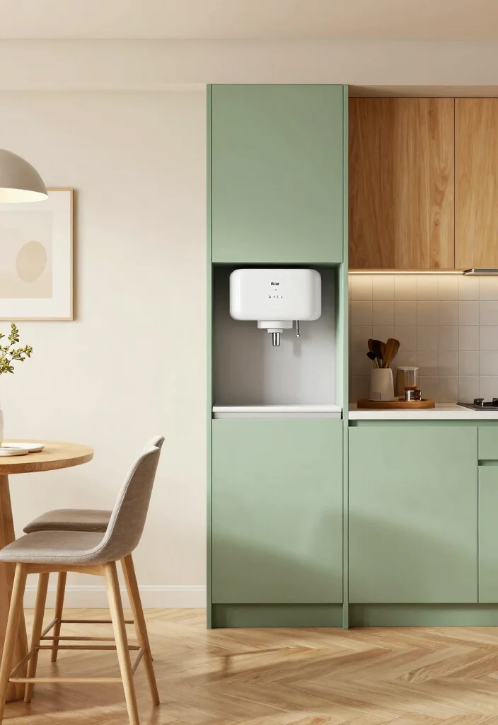 15 RO Water Purifier in Kitchen Cabinet Ideas With Smart Placement - 12. Open Concept Integration 1