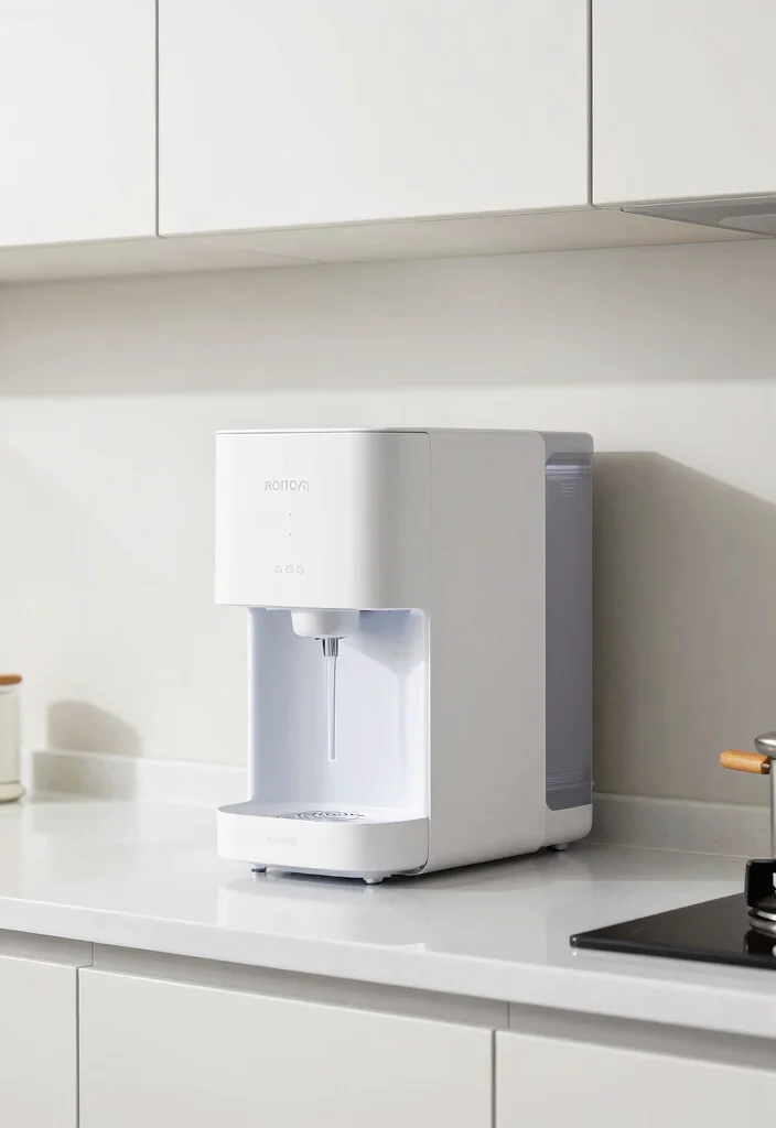 15 RO Water Purifier in Kitchen Cabinet Ideas With Smart Placement - 13. Portable Solutions 1