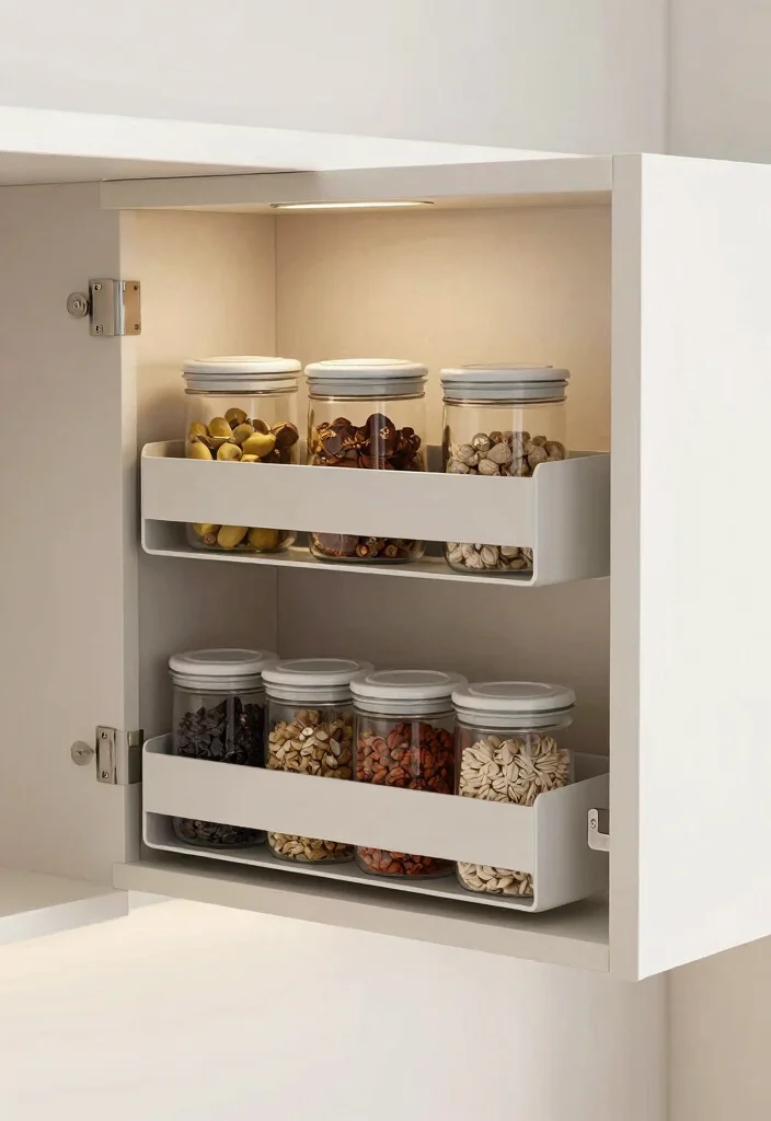 15 Tiny Kitchen Storage Ideas That Work Wonders - 14. Cabinet Door Organizers 1