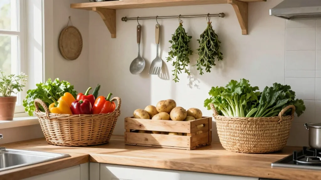 15 Vegetable Baskets for Kitchen Ideas That Look Cute & Practical