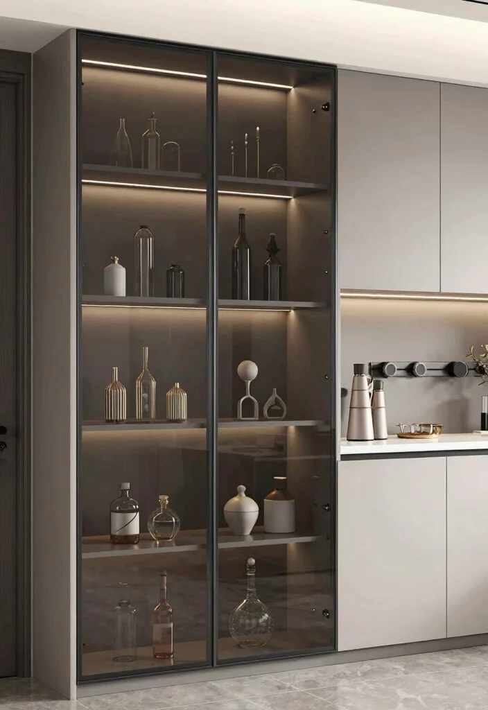 16 Kitchen Cabinets Glass Doors Ideas With Elegant Display - 10. Customizable Glass Front Cabinets 1