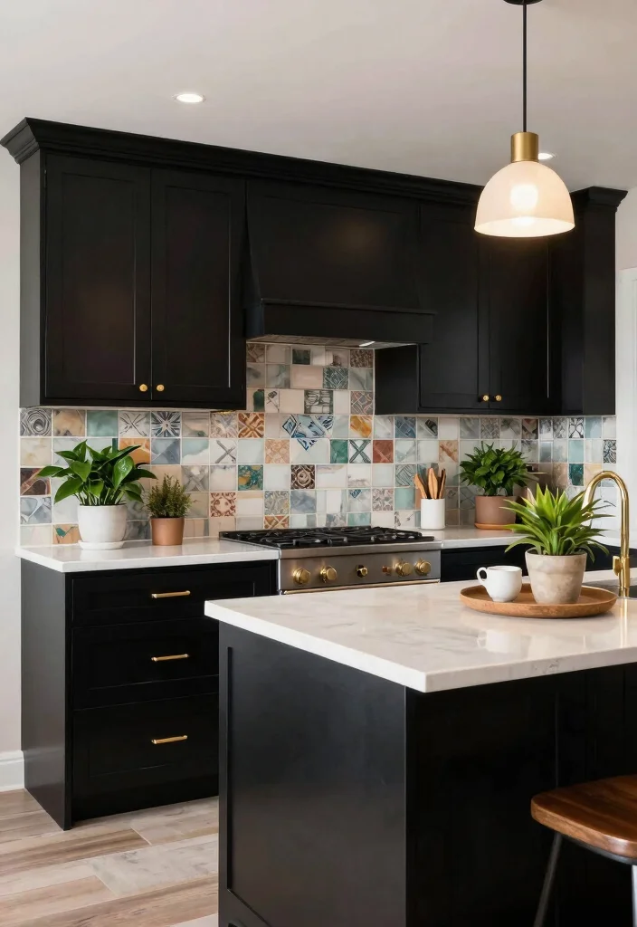 16 Kitchen Shaker Cabinets Ideas With Timeless Style - 2. Bold Black Shaker Cabinets 1