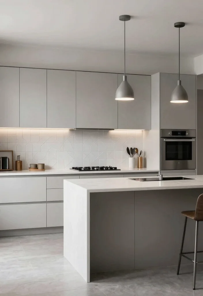 16 Kitchen Shaker Cabinets Ideas With Timeless Style - 5. Sleek Modern Shaker Cabinets 1