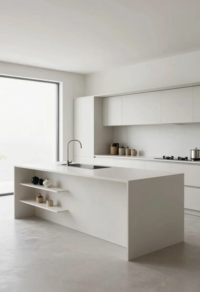 16 Kitchen Table Island Ideas That Combine Style & Function - 13. Floating Island Design 1