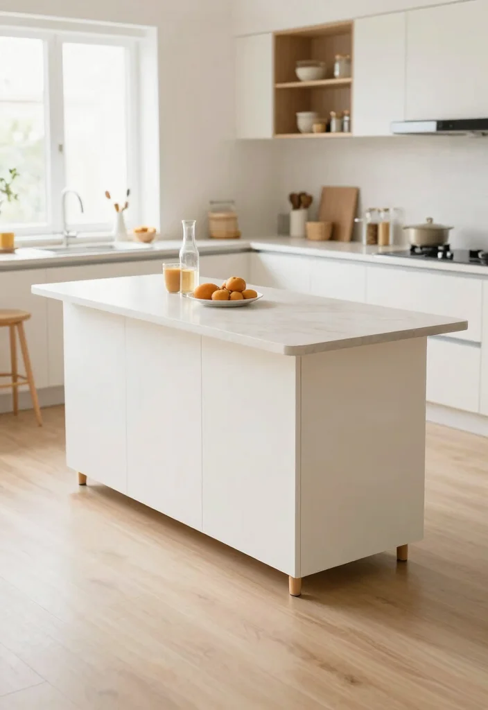 16 Kitchen Table Island Ideas That Combine Style & Function - 14. Transformative Foldable Island 1