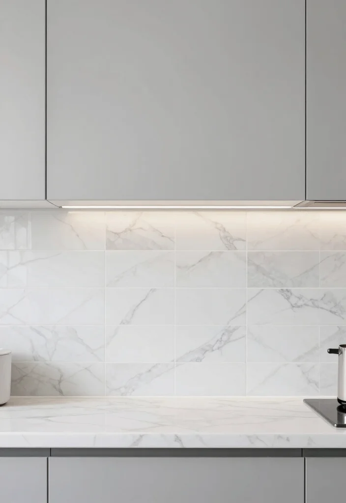 16 Marble Kitchen Backsplash Ideas With Luxe Finish - 16. Budget-Friendly Marble Alternatives 1
