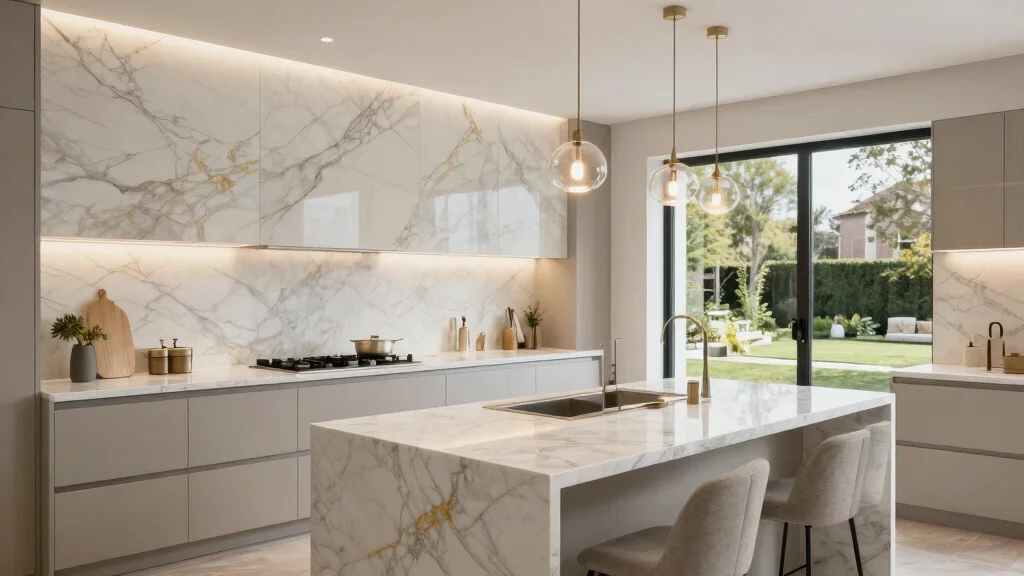 16 Marble Kitchen Backsplash Ideas With Luxe Finish