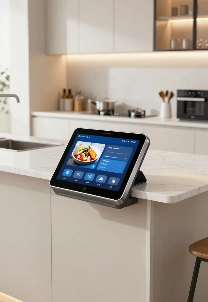 16 Mobile Kitchen Island Ideas With Flexible Function - 15. Smart Mobile Island 1