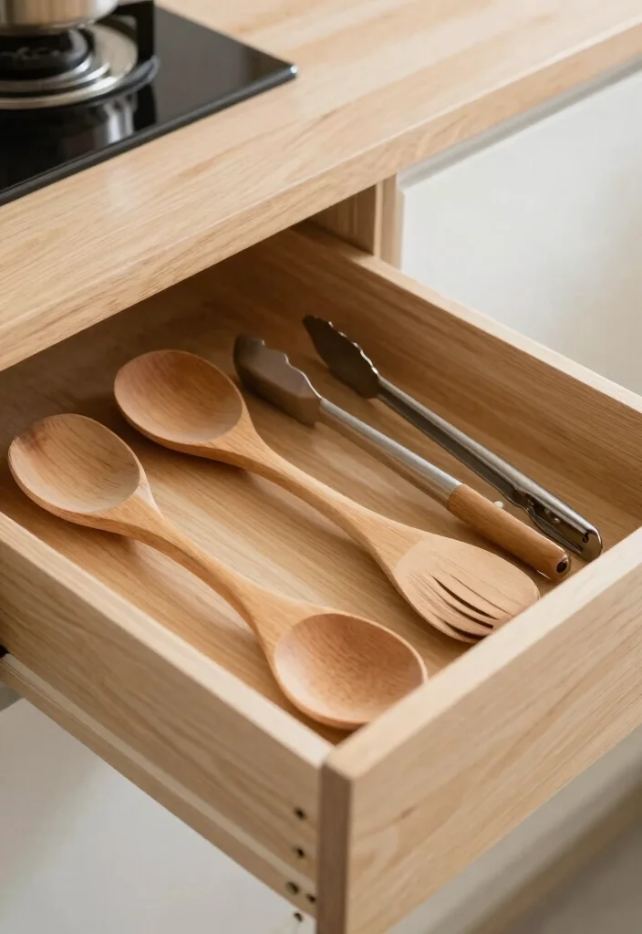 16 Organize Kitchen Drawers Ideas That Simplify Cooking - 5. Utensil Trays for Easy Sorting 1