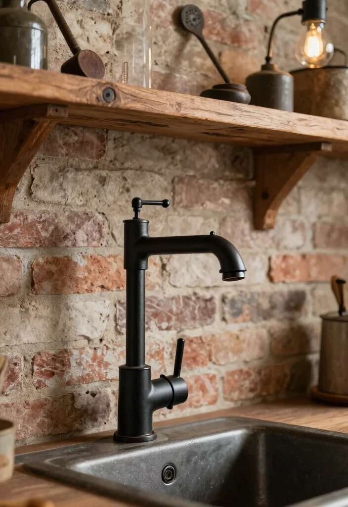 16 Vintage Kitchen Faucet Ideas With Classic Appeal - 10. Industrial Vintage Faucets 1