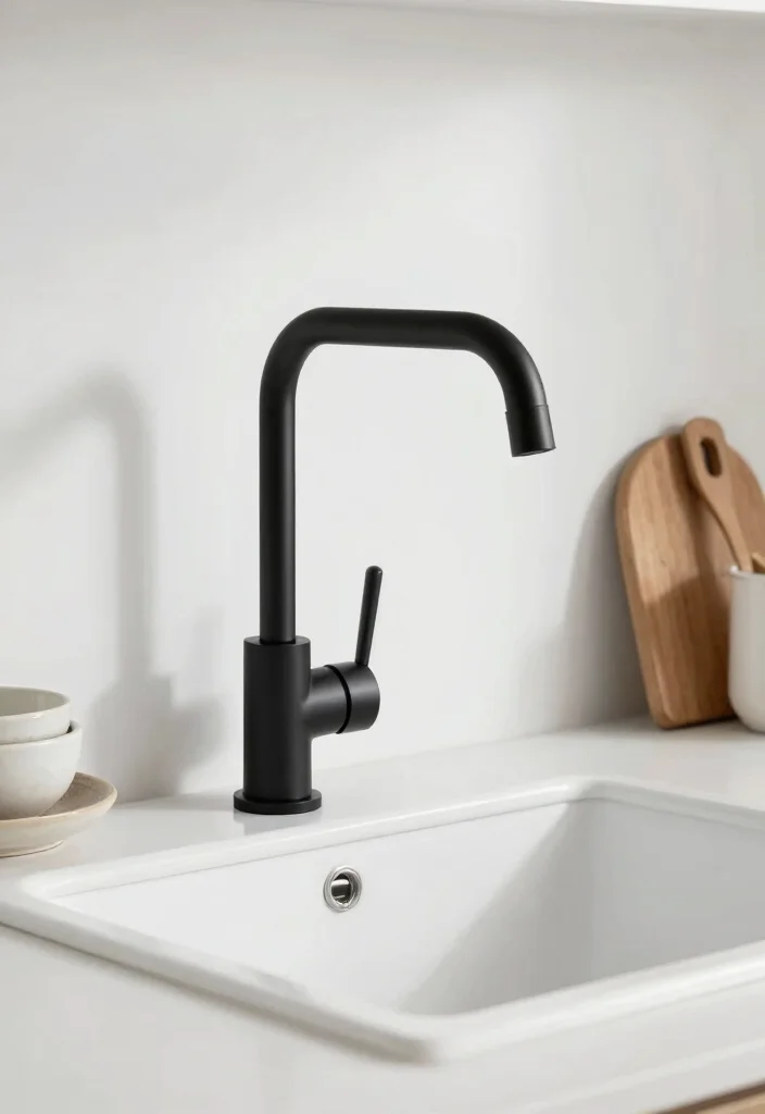 16 Vintage Kitchen Faucet Ideas With Classic Appeal - 7. Minimalist Vintage Designs 1
