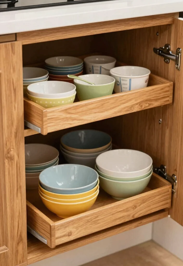17 Deep Kitchen Cabinet Organization Ideas That Maximize Storage - 1. Pull-Out Shelves 1