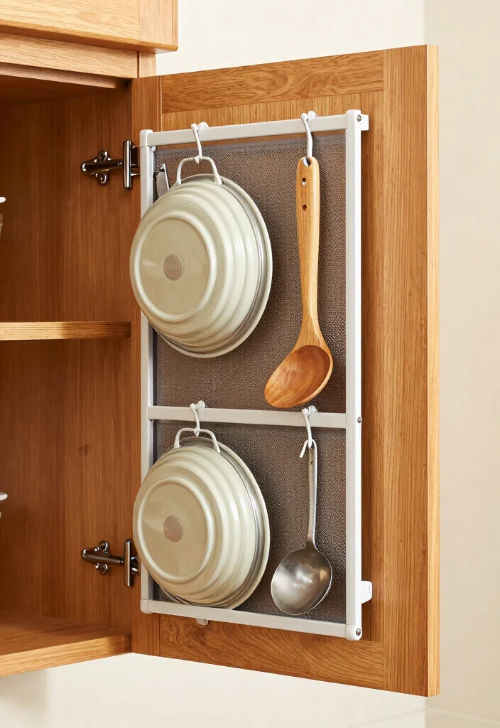 17 Deep Kitchen Cabinet Organization Ideas That Maximize Storage - 5. Hanging Organizers 1