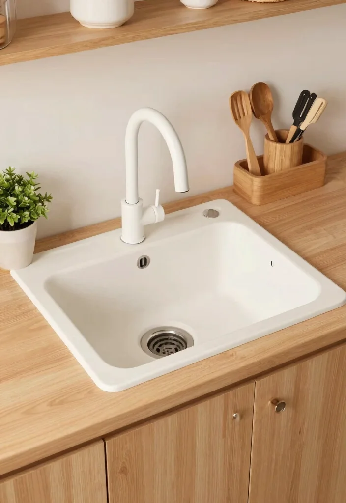 17 Drop In Sink Kitchen Ideas With Easy Installation - 16. Budget-Friendly Materials: Value for Money 1
