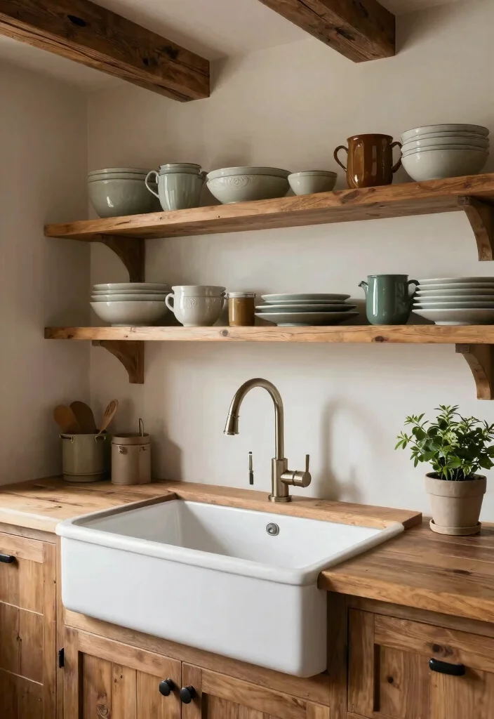 17 Drop In Sink Kitchen Ideas With Easy Installation - 2. Farmhouse Chic: A Nostalgic Touch 1