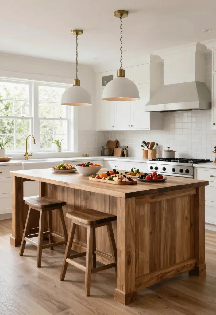 17 Kitchen Island With Legs Ideas With Furniture Style Charm - 14. Open Concept Island 1