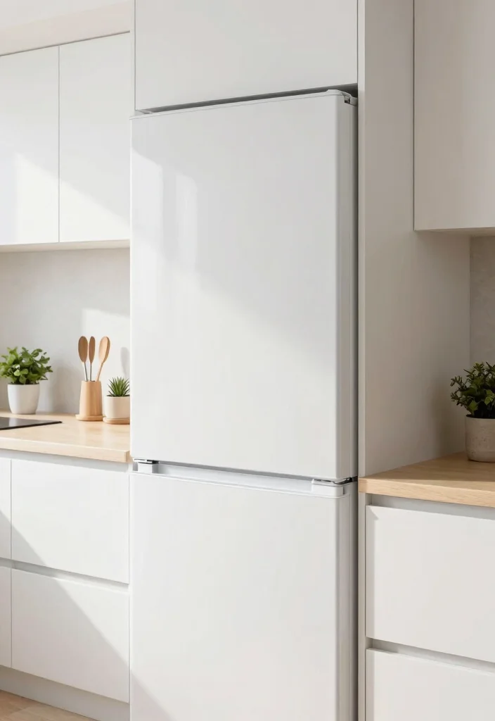 17 Kitchen Refrigerator Cabinet Ideas With Seamless Look - 1. Integrated Fridge Panels 1