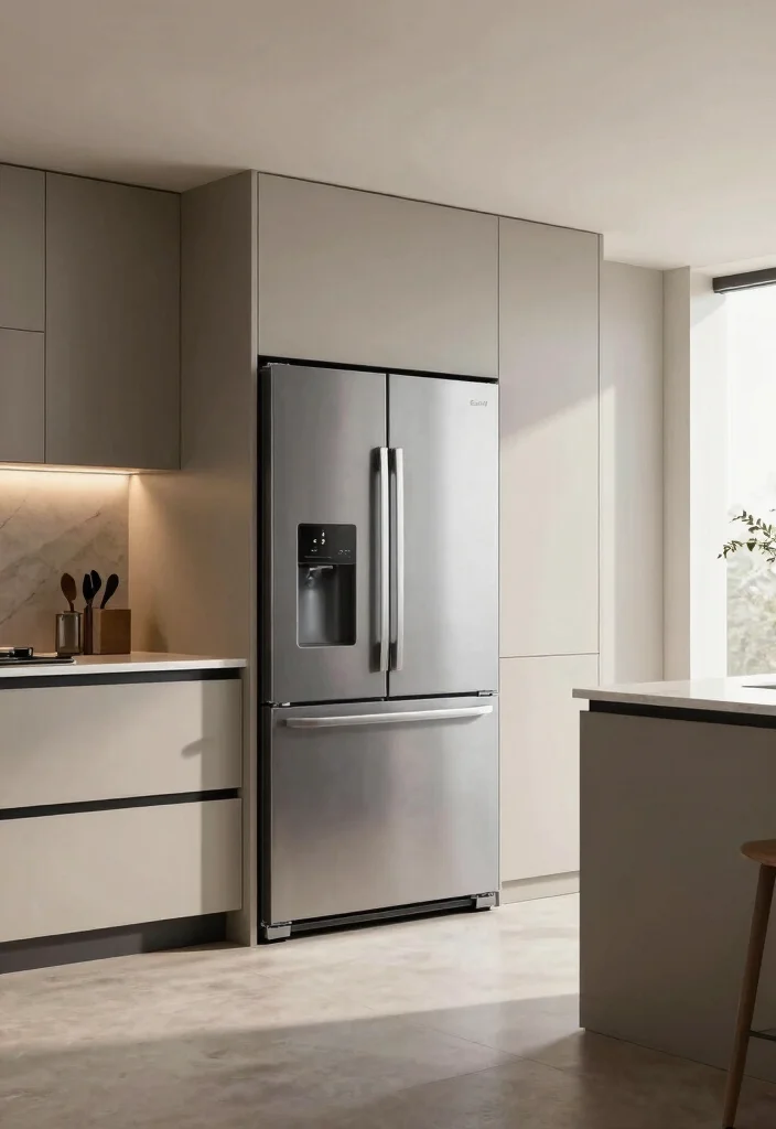 17 Kitchen Refrigerator Cabinet Ideas With Seamless Look - 8. Built-In Refrigerators 1