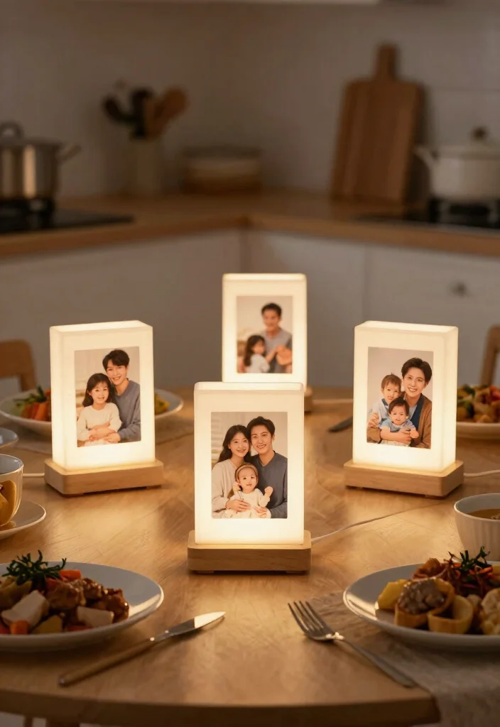 17 Mini Lamp for Kitchen Counter Ideas With Cozy Glow - 16. Personalized Photo Mini Lamps 1