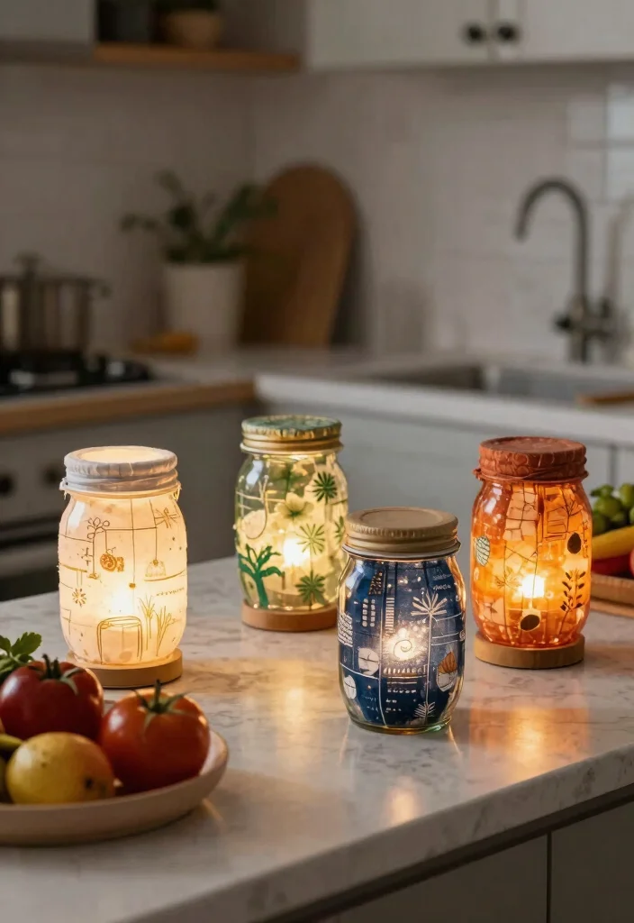 17 Mini Lamp for Kitchen Counter Ideas With Cozy Glow - 17. DIY Mini Lamps for Unique Personalization 1