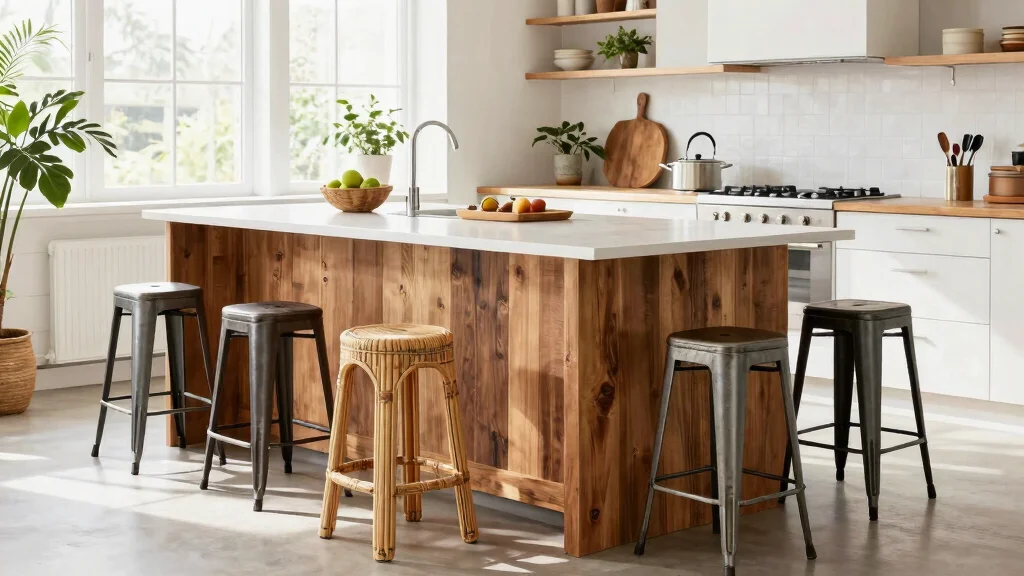 17 Modern Stools for Kitchen Island Ideas With Sleek Comfort