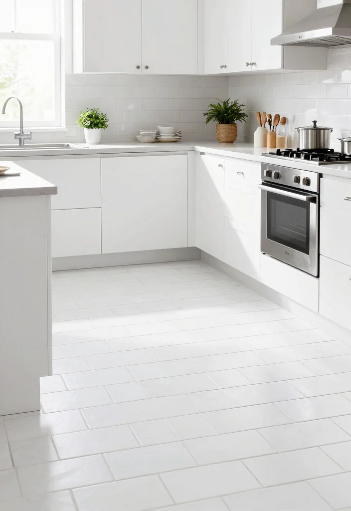 17 Peel and Stick Kitchen Floor Ideas With Budget Friendly Style - 9. Classic Subway Tiles 1