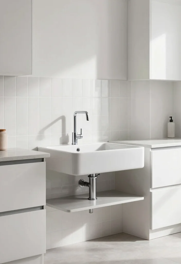 17 Sink Ideas Kitchen Designs Will Love - 10. Wall-Mounted Sink Solutions 1