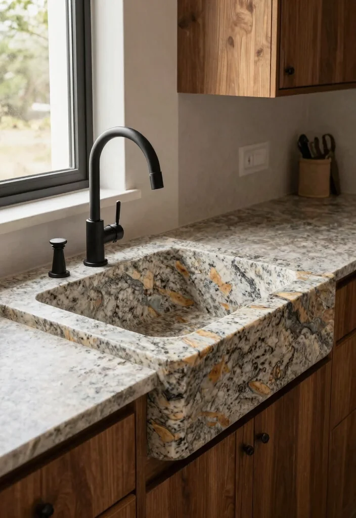 17 Sink Ideas Kitchen Designs Will Love - 6. Native Stone Sinks 1