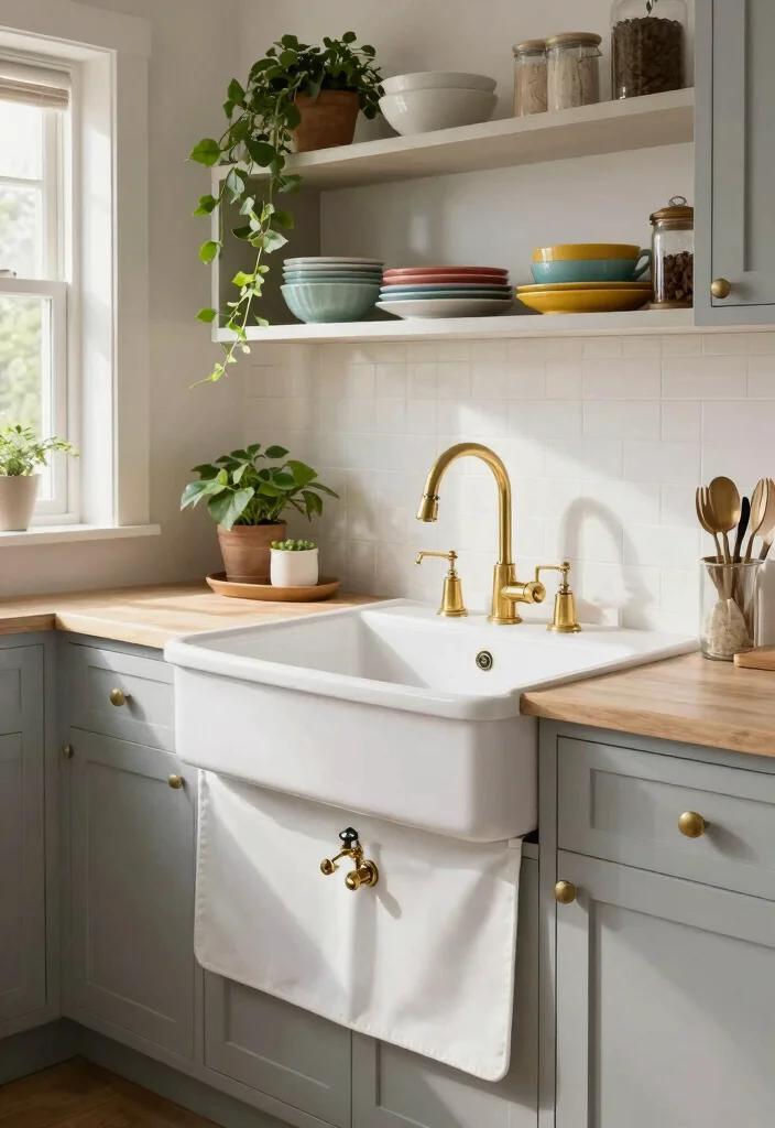 17 Sink Ideas Kitchen Designs Will Love - 8. Vintage Apron Sink 1
