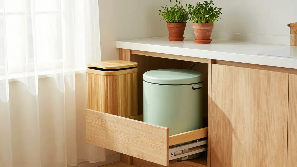 17 Trash Can Storage Kitchen Ideas That Hide Clutter
