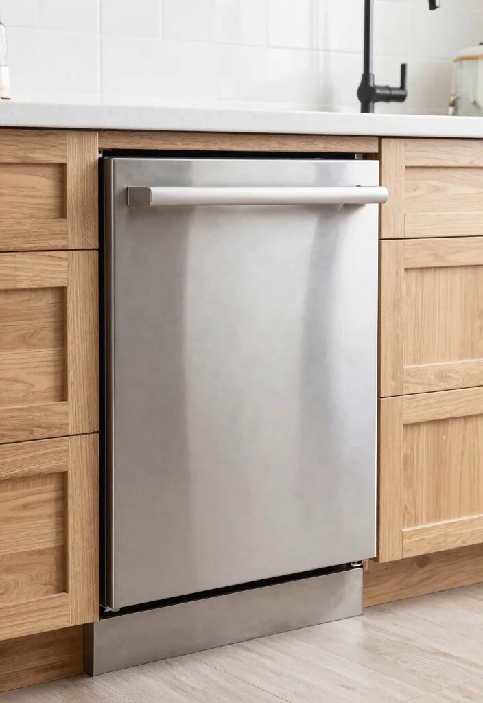 18 Dishwasher Kitchen Ideas With Seamless Integration - 16. Stainless Steel Dishwashers with Custom Panels 1