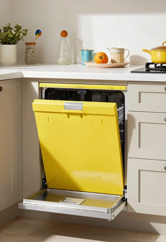 18 Dishwasher Kitchen Ideas With Seamless Integration - 17. Stylish Dishwashers as Statement Pieces 1