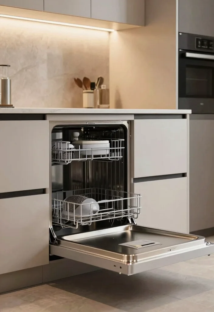 18 Dishwasher Kitchen Ideas With Seamless Integration - 18. Built-in Dishwashers for a Sleek Finish 1