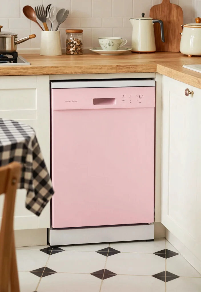 18 Dishwasher Kitchen Ideas With Seamless Integration - 6. Vintage-inspired Dishwashers 1