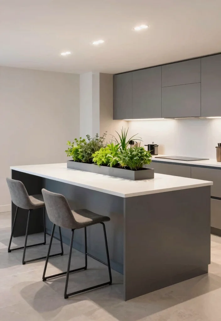 18 Double Kitchen Island Ideas With Grand Function - 10. Dual Heights for Functionality 1