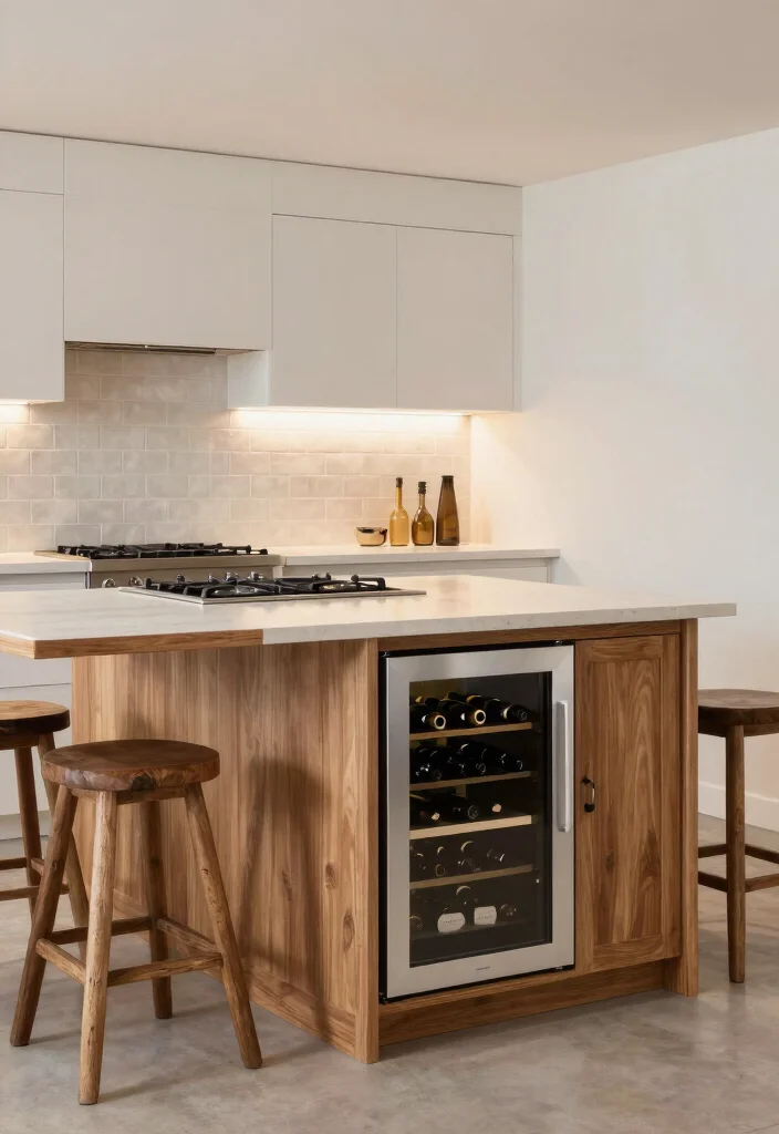 18 Double Kitchen Island Ideas With Grand Function - 2. Multi-Functional Marvel 1