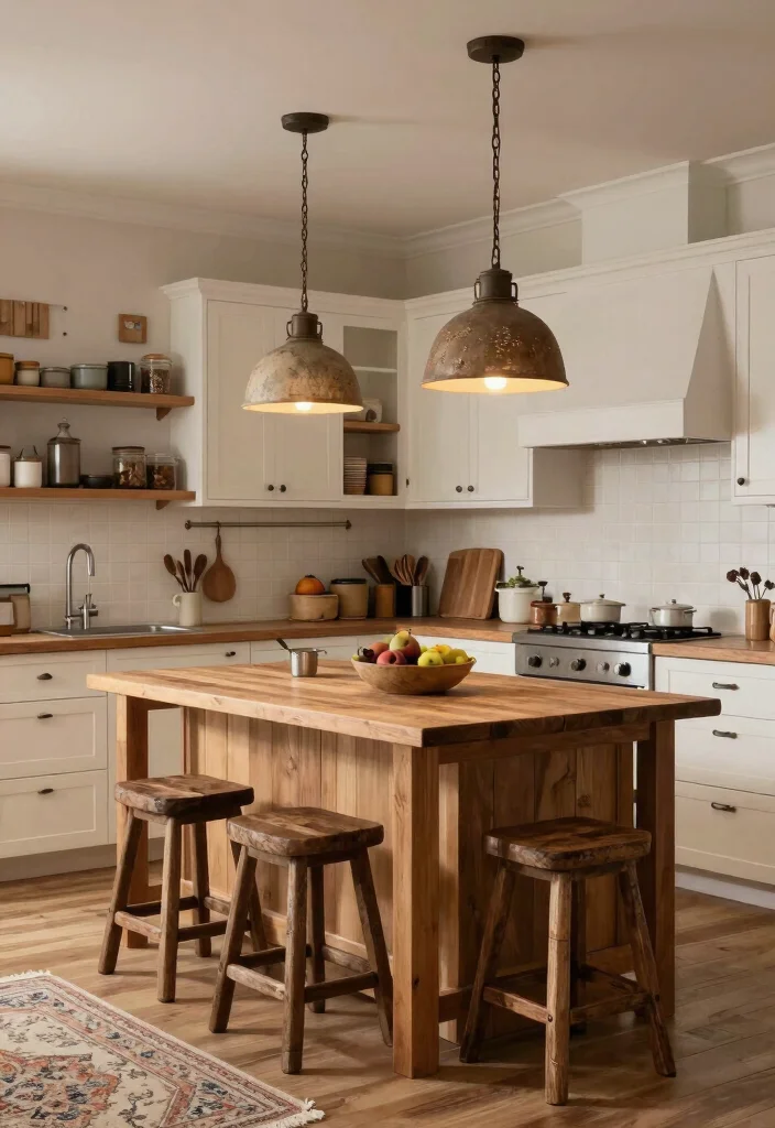 18 Kitchen Ceiling Lights Ideas That Brighten Every Corner - 1. Rustic Farmhouse Pendant Lights 1