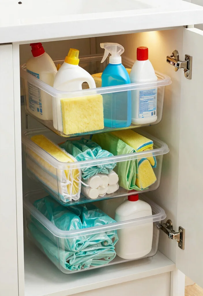 18 Kitchen Counter Storage Ideas That Keep It Tidy - 8. Under-Sink Storage Solutions 1