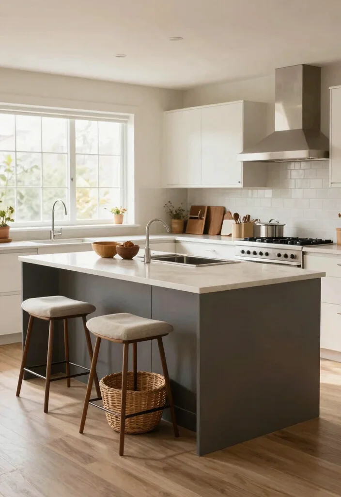 18 Kitchen Counter Storage Ideas That Keep It Tidy - 9. Multi-Functional Kitchen Islands 1
