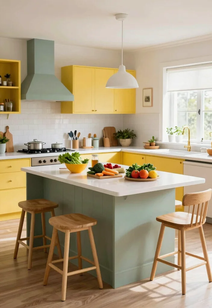 18 Kitchen Island for Small Kitchen Ideas That Maximize Layout - 10. Island with Integrated Seating 1